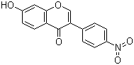 7-羟基-4'-硝基异黄酮分子结构 (CAS 15485-80-0)