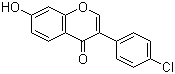 3-(4-氯苯基)-7-羟基苯并吡喃-4-酮分子结构 (CAS 15485-81-1)