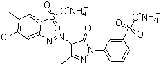 CAS # 154946-66-4, Pigment Yellow 191:1, 4-Chloro-2-[2-[4,5-dihydro-3-methyl-5-oxo-1-(3-sulfophenyl)-1H-pyrazol-4-yl]diazenyl]-5-methylbenzenesulfonic acid ammonium salt