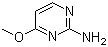 2-氨基-4-甲氧基嘧啶分子结构 (CAS 155-90-8)