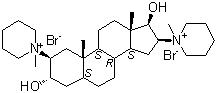 CAS # 15500-65-9, 1,1'-[(2beta,3alpha,5alpha,16beta,17beta)-3,17-Dihydroxyandrostane-2,16-diyl]bis[1-methylpiperidinium]dibromide