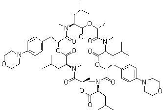 Emodepside分子结构 (CAS 155030-63-0)