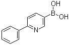 2-苯基吡啶-5-硼酸分子结构 (CAS 155079-10-0)