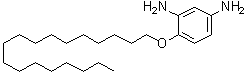 4-(十八烷氧基)-1,3-苯二胺分子结构 (CAS 155096-60-9)