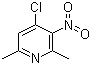 structure of CAS# 15513-48-1, 4-氯-2,6-二甲基-3-硝基吡啶