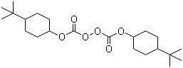 structure of CAS# 15520-11-3, Bis(4-tert-butylcyclohexyl) peroxydicarbonate