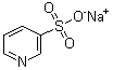 structure of CAS# 15521-77-4, 3-吡啶磺酸钠