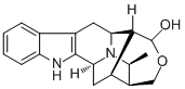structure of CAS# 15527-80-7, 霹雳萝芙辛碱