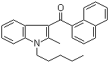 CAS # 155471-10-6, (2-Methyl-1-pentyl-1H-indol-3-yl)-1-naphthalenylmethanone, JWH 007
