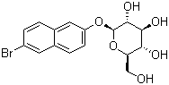 structure of CAS# 15548-61-5, 6-溴-2-萘基 beta-D-吡喃葡萄糖苷
