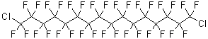 1,16-二氯全氟正十六烷分子结构 (CAS 1555-20-0)
