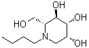CAS 登录号：155501-85-2, (2R,3R,4R,5R)-1-丁基-2-(羟基甲基)-3,4,5-哌啶三醇