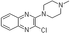 2-氯-3-(4-甲基-1-哌嗪基)喹喔啉分子结构 (CAS 155584-74-0)