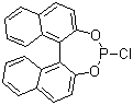 (R)-1,1'-联萘-2,2'-二基亚磷酰氯分子结构 (CAS 155613-52-8)