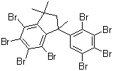 八溴-1-苯基-1,3,3-三甲基-1,2-二氢化茚分子结构 (CAS 155613-93-7)
