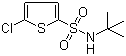 5-氯-2-噻吩叔丁基磺酰胺分子结构 (CAS 155731-14-9)