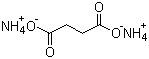 琥珀酸铵分子结构 (CAS 15574-09-1)