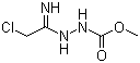 2-(2-氯-1-亚氨乙基)肼甲酸甲酯分子结构 (CAS 155742-64-6)