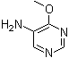 structure of CAS# 15579-82-5, 4-Methoxy-5-pyrimidinamine