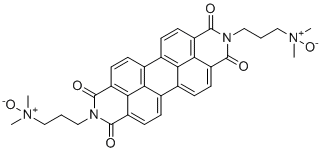 structure of CAS# 1558023-86-1, 2,9-双[3-(二甲基氧代氨基)丙基]-蒽并[2,1,9-def:6,5,10-d'e'f']二异喹啉-1,3,8,10(2H,9H)-H酮