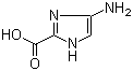 structure of CAS# 155815-92-2, 4-氨基-1H-咪唑-2-羧酸