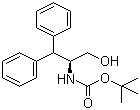 structure of CAS# 155836-47-8, N-叔丁氧羰基-3-苯基-L-苯丙氨醇