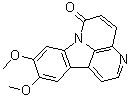 9,10-二甲氧基-6H-吲哚并[3,2,1-de][1,5]萘啶-6-酮分子结构 (CAS 155861-51-1)
