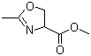 4,5-二氢-2-甲基-1,3-恶唑-4-羧酸甲酯分子结构 (CAS 155884-28-9)