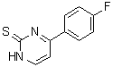 4-(4-氟苯基)-2(1H)-嘧啶硫酮分子结构 (CAS 155957-43-0)