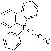 (三苯基膦烯)乙烯酮分子结构 (CAS 15596-07-3)