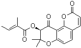 前胡香豆素 E分子结构 (CAS 156041-02-0)