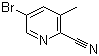 structure of CAS# 156072-86-5, 5-溴-3-甲基吡啶-2-甲腈