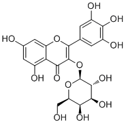 structure of CAS# 15648-86-9, 杨梅酮 3-O-半乳糖苷