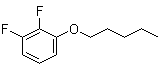 2,3-二氟-1-戊氧基苯分子结构 (CAS 156684-90-1)