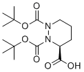 (S)-四氢哒嗪-1,2,3-三羧酸1,2-二叔丁酯分子结构 (CAS 156699-39-7)