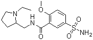 structure of CAS# 15676-16-1, Sulpiride
