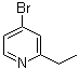 4-Bromo-2-ethylpyridine molecular structure (CAS 156761-88-5)