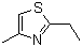 2-乙基-4-甲基噻唑分子结构 (CAS 15679-12-6)