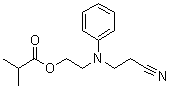 CAS 登录号：156814-31-2, 2-甲基丙酸 2-[(2-氰基乙基)苯基氨基]乙酯