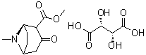 CAS 登录号：156857-14-6, (1R-外)-8-甲基-3-氧代-8-氮杂双环[3.2.1]辛烷-2-羧酸甲酯酒石酸盐