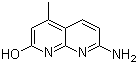 7-氨基-4-甲基[1,8]萘啶-2-醇分子结构 (CAS 1569-15-9)