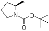 (R)-2-甲基吡咯烷-1-羧酸叔丁酯分子结构 (CAS 157007-54-0)