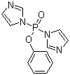 二-1H-咪唑-1-基膦酸苯酯分子结构 (CAS 15706-68-0)