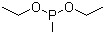 甲基二乙氧基膦分子结构 (CAS 15715-41-0)