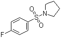 1-(4-氟苯磺酰基)吡咯烷分子结构 (CAS 157187-14-9)