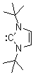 1,3-二叔丁基咪唑-2-亚基分子结构 (CAS 157197-53-0)