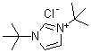 1,3-二叔丁基氯化咪唑分子结构 (CAS 157197-54-1)