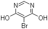 structure of CAS# 15726-38-2, 4,6-二羟基-5-溴嘧啶