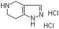 4,5,6,7-四氢-1H-吡唑并[4,3-c]吡啶二盐酸盐分子结构 (CAS 157327-44-1)