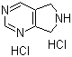 6,7-二氢-5H-吡咯并[3,4-d]嘧啶二盐酸盐分子结构 (CAS 157327-51-0)